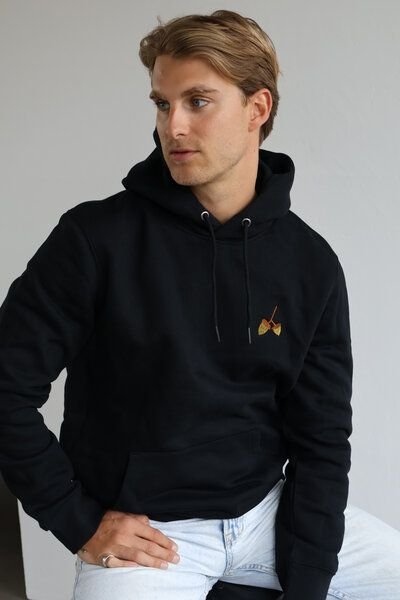 Thumbnail - Kultgut Artdesign- Biofair- Bestickter Kapuzenpullover / Ahorn Stick