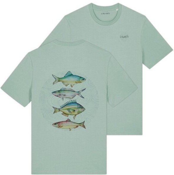 T-Shirt – Bunte Fische – LIGARTI Tiermanufaktur