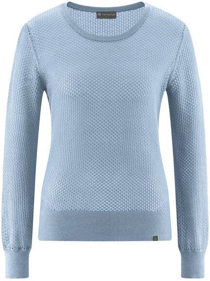 HempAge Damen Lochstrick Pullover Hanf/Biobaumwolle