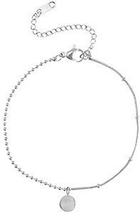 Feines Coin Armband in ca. 22 cm x 9mm (inkl. 6cm Verlängerungskette) von Elektropulli