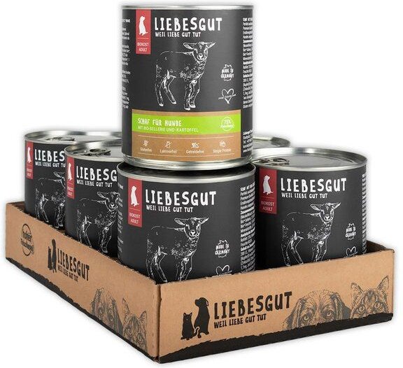 Liebesgut Tiernahrung Schaf mit Sellerie und Kartoffel