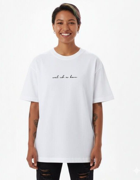 mate Weil ich es kann - Oversize Organic Premium Shirt