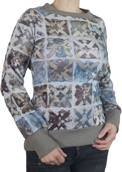 liebewicht KapOn "Hildegard 51" Pullover Sommersweat Print bio mit oder ohne Kapuze
