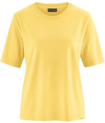 Hempage Damen T-Shirt Hanf/Bio-Baumwolle