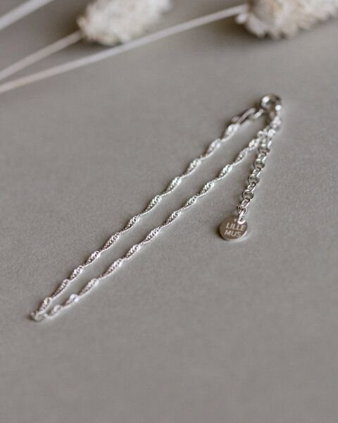 lille mus Armband 'Twist' 925 Silber / vergoldet