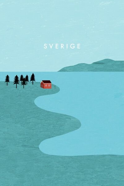 Photocircle Wandbild / Kunstdruck / Poster / Leinwand - Schweden