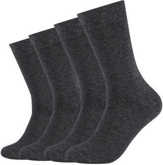 camano 4 Paar Premium Socken ohne Gummidruck Biobaumwolle