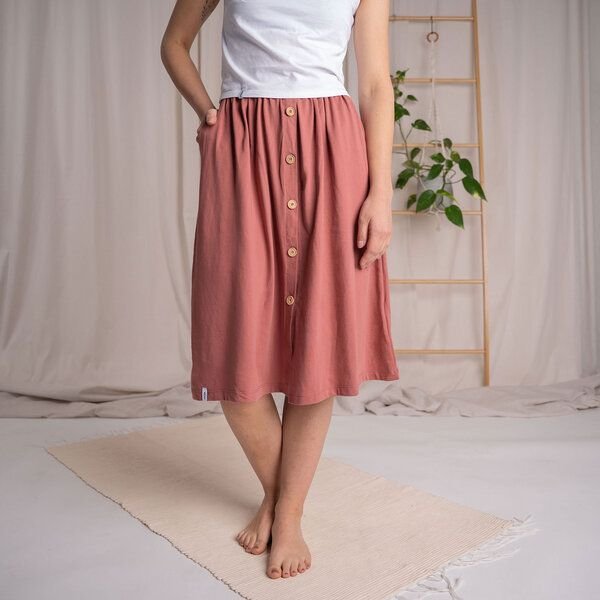 Vresh Clothing Vlorentina - Rock aus Biobaumwoll-Mix