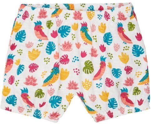 Thumbnail - sense-organics Baby Short *Floral Leopard* GOTS & Fair Trade | Sense Organics