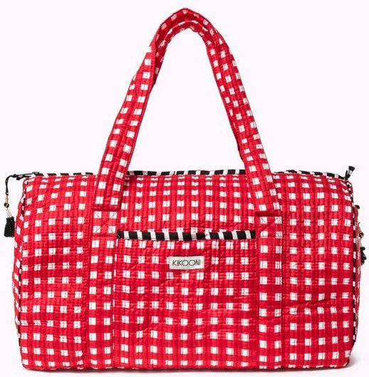 KIKOONI handgefertigte große Baumwolltasche "K. Shopper"