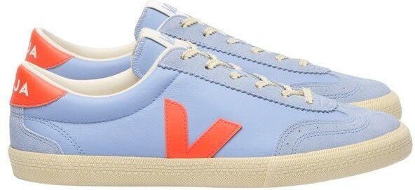 Veja Damen-Sneakers Volley OT Olympe Orange Fluo Calcaire