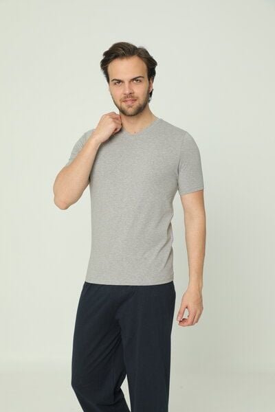 Bruno Barella "3er Pack" GOTS zertifizierte Biobaumwolle Herren T-Shirt