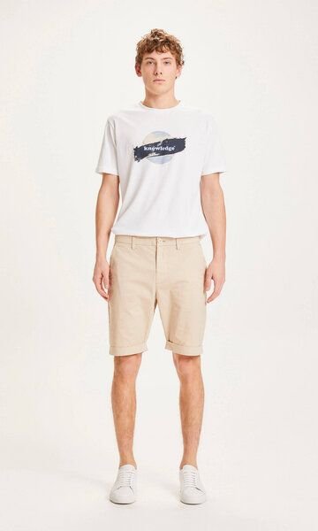 KnowledgeCotton Apparel Shorts - CHUCK regular chino poplin shorts