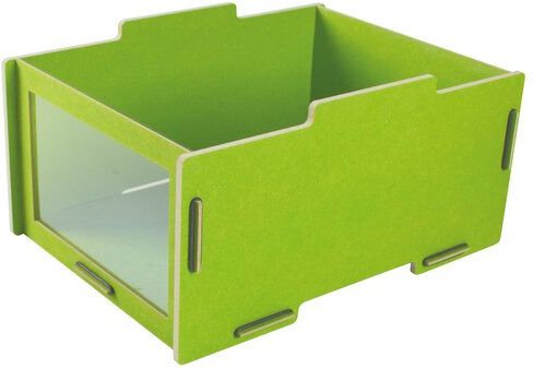 WERKHAUS Aufbewahrungsbox mit PET-Fenster | stapelbar