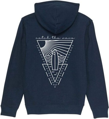 mate Catch The Wave Unisex Premium Hoodie Back Print