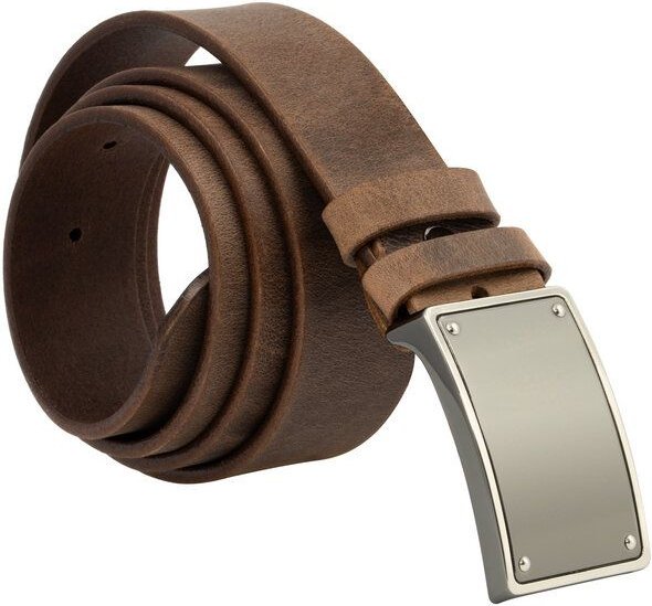 Simaru TOULOUSE Ledergürtel 3,5cm aus pflanzlich gegerbtem Leder - EU