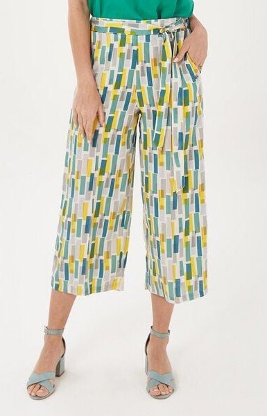 ORGANICATION 7/8-Hose aus TENCEL Lyocell mit Allover-Print