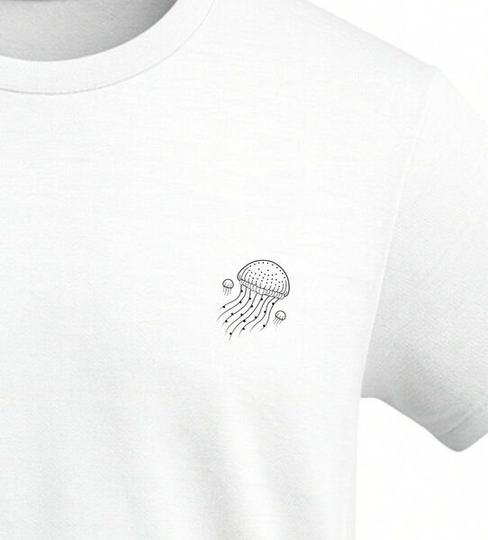 vis wear Qualle Familie - Organic Shirt