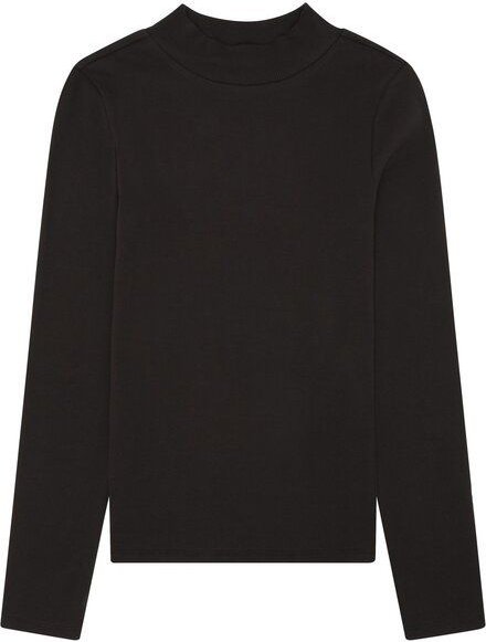 KnowledgeCotton Apparel Ripp-Longsleeve High Neck