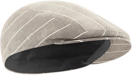 HempAge Gestreifte Schiebermütze Hanf/Biobaumwolle