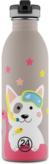 24bottles 0,5l Kids Edelstahl Trinkflasche mit Sportverschluss