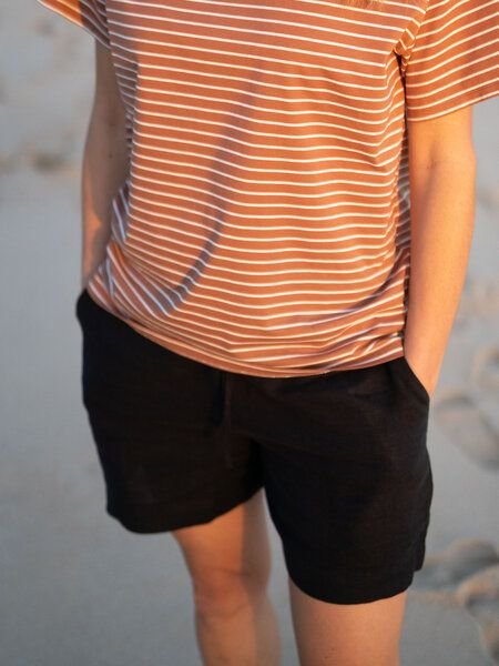 FUXBAU Frauen Leinenshorts