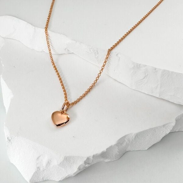 MOANINA Kette Mini Herz - 925 Silber/18k Gold Vermeil - 3 Längen