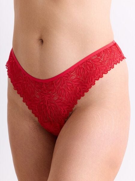 Thumbnail - erlich textil Dreamy Lace Brazil String mit Spitze aus recyceltem Polyamid, made in Europe