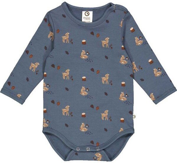 Thumbnail - Fred's World by Green Cotton "Green Cotton" Body Langarm Reh