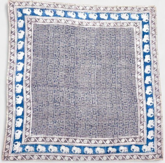 Der Lindwurm Kalamkari- Tuch