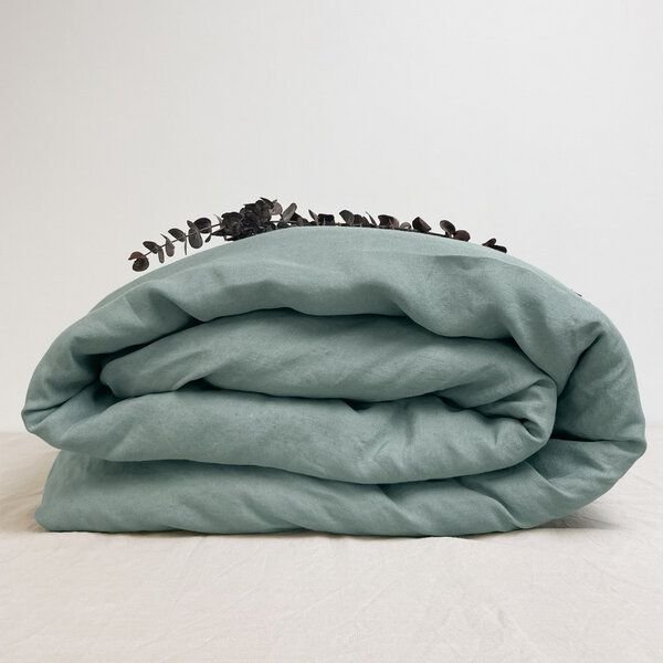 nordery Bettdeckenbezug - 100% europäisches Leinen - Stonewashed