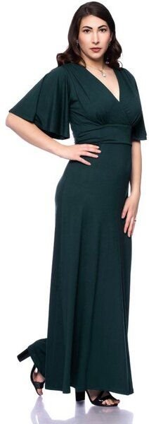 Ingoria NOELIA Maxikleid in Wickeloptik mit Schmetterlingsärmel