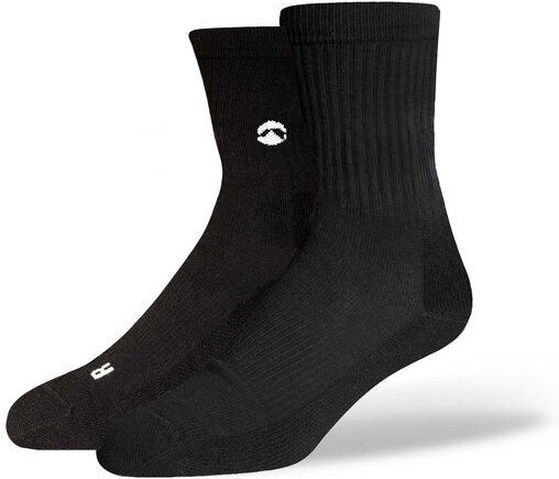 SOXN BASIC QUATER / Socken aus Bio-Baumwolle / Prewashed - Vorgewaschen für lange Haltbarkeit in Schwarz und Weiss