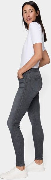 FUTURE:PEOPLE. 08:00 SKINNY FIT - MID WAIST- Damen Jeans aus weichem Stretch-Denim aus Bio-Baumwoll-Mix (30800 0 1008)