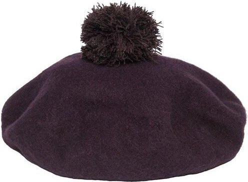 Silkroad - Diggers Garden SILKROAD Baskenmütze ERICA Franzosenmütze mit Bommel aus 100% Wolle