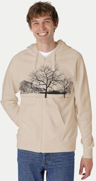 Peaces.bio - handbedruckte Biomode Zip-Hoodie Landscape Herren