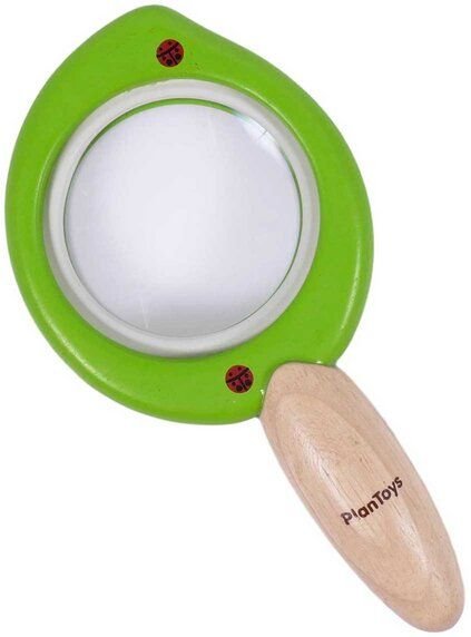 Plantoys Lupe aus Holz "Blatt"