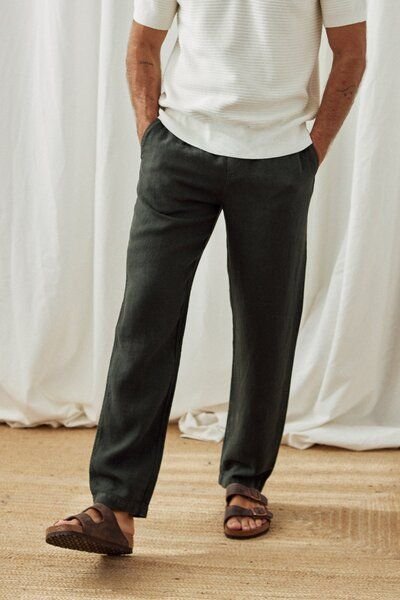 TWOTHIRDS Lange Hose Vegan "Kotomo" aus 100% Leinen