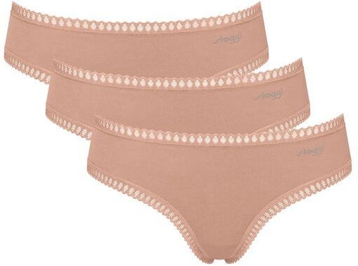 Sloggi 3er Pack GO Crush Hipster Slip Bio-Baumwolle