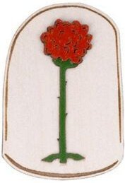 BeWooden Holzbrosche Rose des Kleinen Prinzen | Mode Schmuck