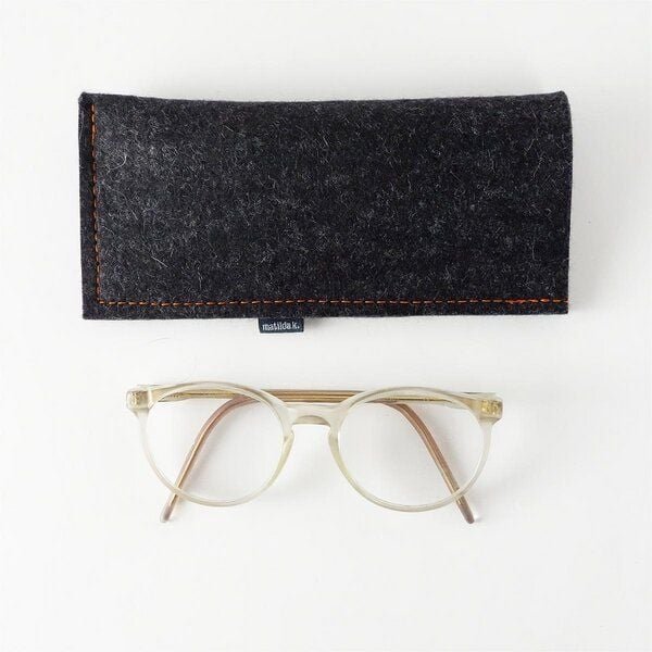 matilda k. manufaktur Brillenetui aus Wollfilz zum Einstecken in verschiedenen Farben 'justus'