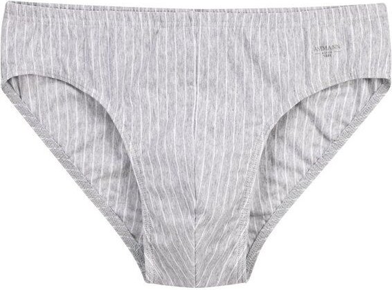 Thumbnail - Ammann Herren Slip gestreift aus weicher Bio-Baumwolle "Urban Traveller"