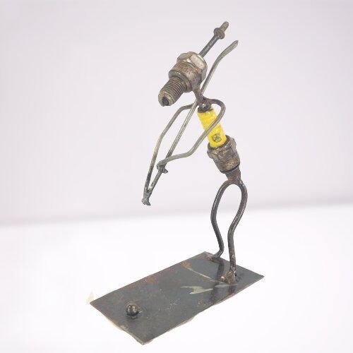 Moogoo Creative Africa Zündkerzen-Figur | verschiedene Sportler:innen | Upcycling Handmade