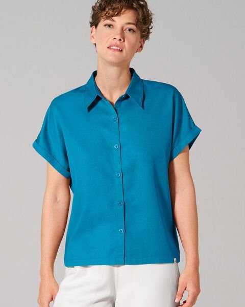 HempAge Damen Lyocell Bluse (auf Hanf Basis) Normal Fit