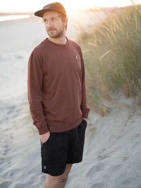 FUXBAU Männer Leinenshorts