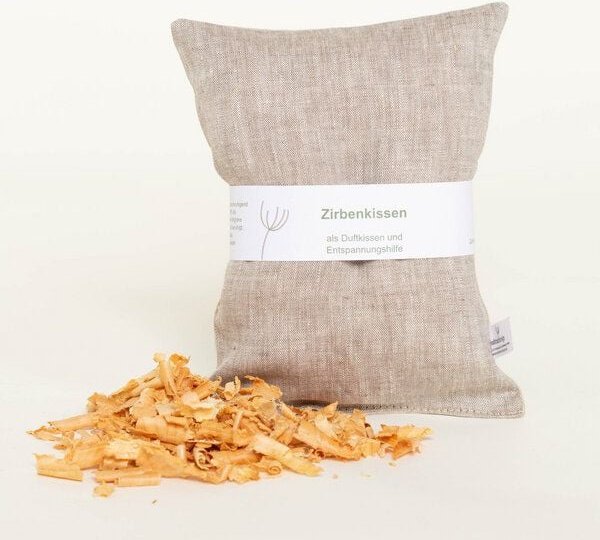 nahtur-design Zirbenkissen aus Bioleinen