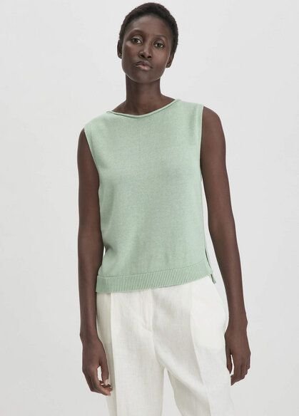 hessnatur Strick Top Regular aus Leinen mit reiner Bio-Baumwolle