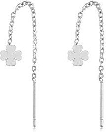 ELEKTROPULLI Ohrringe mit Sonne, Mond, Stern, Herz, Schmetterling, Blume, Glücksklee, Kristall