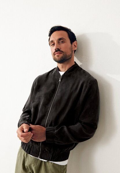 Givn Berlin Blousonjacke GBKENO relaxed aus TENCEL mit Peach-Effekt