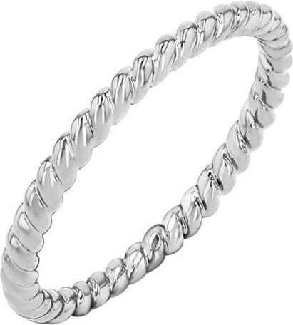 Thumbnail - Eppi Silberner geflochtener Ring Twisty